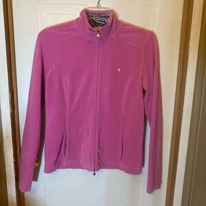 Lilly Pulitzer Vibrant Pink Fleece Ski Jacket